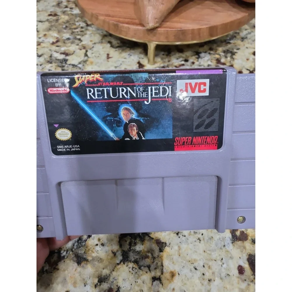 Super Star Wars Return of the Jedi Super Nintendo 1992 SNES GAME ONLY  Tested